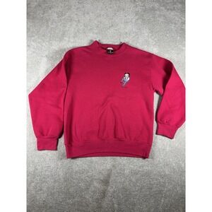 Vintage Betty Boop 1990s Sweatshirt Size M Medium‎ Signal Sports Pink Sweater